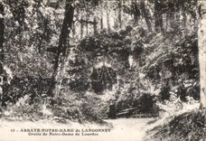 Abadia de CPA nuestra senora de la cueva de Langonnet de nuestra senora de Lourdes