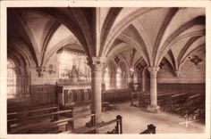 Sitio de Notre Dame De Langonnet Capitulpaire de la abadia de CPA el interior del siglo XII