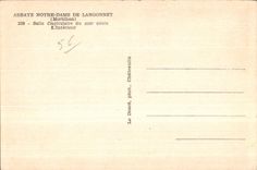 Sitio de Notre Dame De Langonnet Capitulpaire de la abadia de CPA el interior del siglo XII