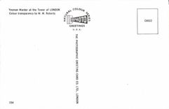 CPA Yeoman Warder At the Tower off London Militaria Uniform soldier