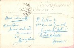 CPA Tamatave Anjouan Small island Plum I wharf