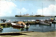 CPA Djibouti View of the port Dimensions of Somalis