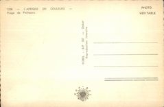 CPA L Afrique En Couleurs Plage de Pecheurs