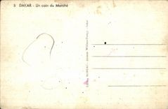 CPA Dakar a corner of the Senegal Market