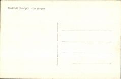 CPA Dakar the Senegal dugouts