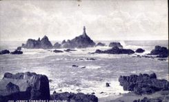 CPA Jersey Corbiere Lighthouse Lighthouse