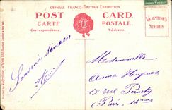 CPA Fan-in to Machinery Halls Free British London Exhibition