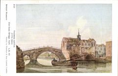 CPA Thomas Girtin Old Ouse York Bridge