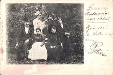 CPA GRuss aus Castolowice Tchequie Tchequia Tchecolovaquia Folklore Costume