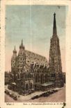 CPA Wien Dom Metropolitan Pfarrkirche Zu St Stefa