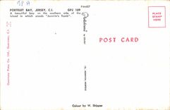 CPSM Portelet Bay Jersey Cl has off beautiful bay one the southern side the island in wich stands Janvarins Tamb