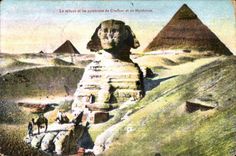 CPA el sphynx y las pirAmides de Cheffren y de Mycerinus