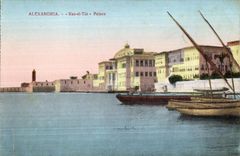 La lata del EL de CPA Alexandria Ras coloca Egipto Egipto