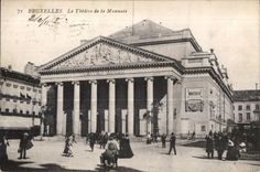 CPA Bruselas el teatro de la moneda