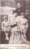 CPA La Famile Royale De Belgique 