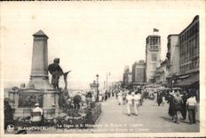 CPA Blankenberohe La Digue et le Monument de Brayae et Lippens De Zeedijk en het 