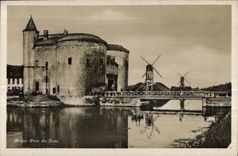 CPA Bruges Gate Cross Moulins Moulins Windmill