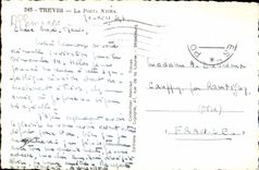 CPA Treves Carried It Nigra