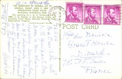 CPA Surrender Secne At Short Appomattox House Virginia Militaria