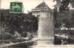 CPA Guerande Tour Ste Anne et la Promenade