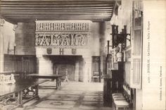 Josselin - el castillo - comedor - CPA