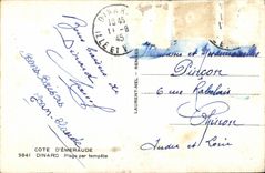 Dinard - Plage par Tempete - CPA 