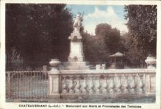 Chateaubriant - War memorial and walks of the terraces - CPA