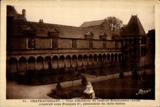 Chateaubriant - Court Honor of the Castle - CPA