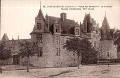 Chateaubriant - Place of the Terraces - the Castle - CPA