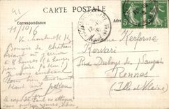 Chateaubriant - Under Prefecture and Entrance of the Castle Fort - CPA