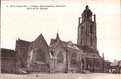 CPA Batz Church Saint Guenole dimensions Northern