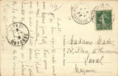 Ruinas de CPA Batz de la cAmara acorazada de Morier