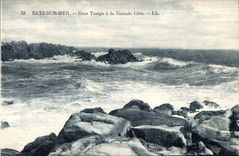 CPA Batz On Sea Heavy weather with the Great Dimension