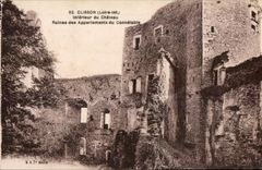 Clisson - Interior of the Castle - CPA