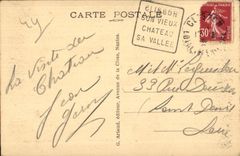 Clisson - los bordes de separa la detencion del molino de Terbin - CPA