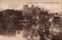Clisson - el castillo tomado del St Antonio del puente - CPA