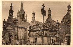 CPA Guimiliau Le Calvaire et l Eglise 