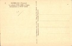 CPA Guimiliau Le Calvaire et l Eglise
