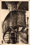 CPA Guimiliau Interieur de L Eglise La chaire