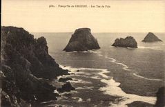 CPA Presqu island of Crozon Pea heaps