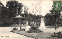 CPA Rennes Jardin des Plantes Le Kiosque de Musique