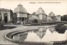 CPA Rennes Un Bassin du Jardin des Planies et les Serres