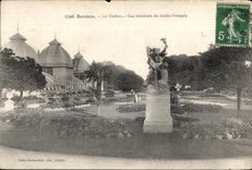 CPA Rennes Le Thabor Vue Generale du Jardin Francais