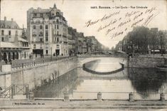 CPA Rennes Les Quais Vue Generale