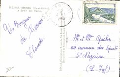 CPSM Rennes (Ille et Vilaine) Le Jardin des Plantes