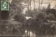 CPA Rennes Le Thabor (jardin des plantes) Paysage Pres la Cascade