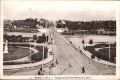 CPA Tours (I and I) View of the Wilson Bridge and the Loire