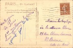 CPA Paris While Strolling the Bridge Alexandre III and I Esplanande Of the Invalid Alexandre III bridge and Invalids Esplanande