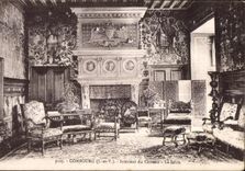CPA Combourg (I et V) Interieur du chateau le Saion