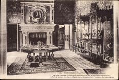 CPA Combourg Terism du Chateau la Salle a manger Buste de Francois de Folx